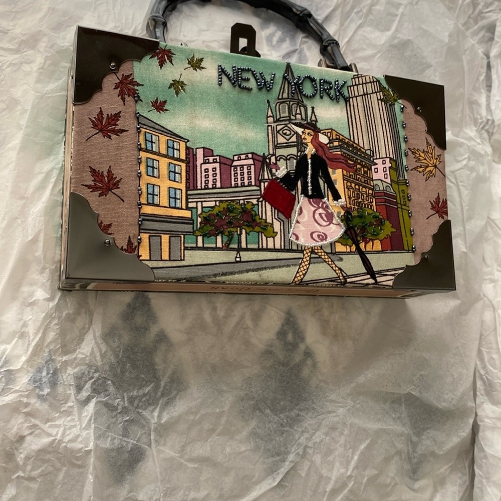 Stylish New York City Print Handbag